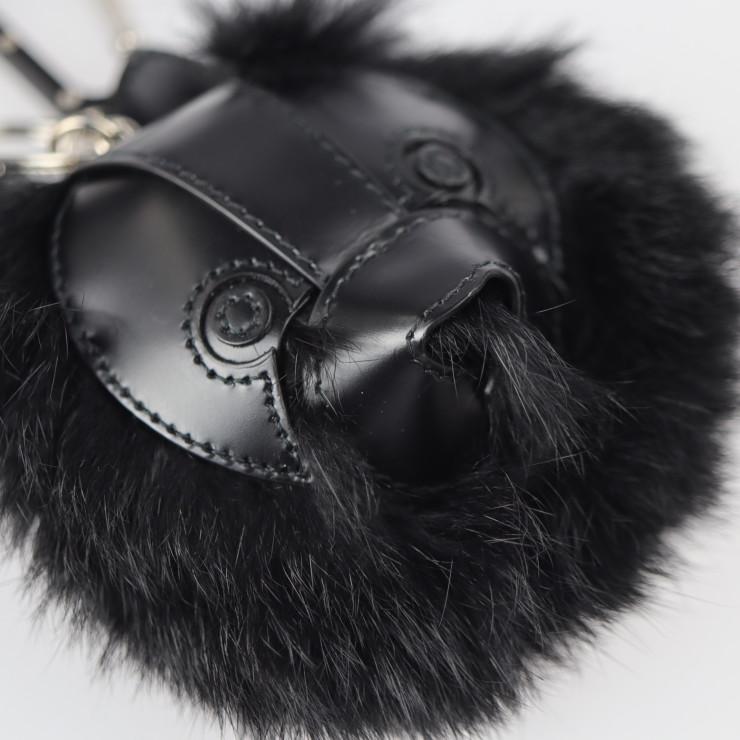 美品 Dior ディオール キーリング キーホルダー レザー ラビット 美品 Dior ディオール キーリング キーホルダー レザー ラビット