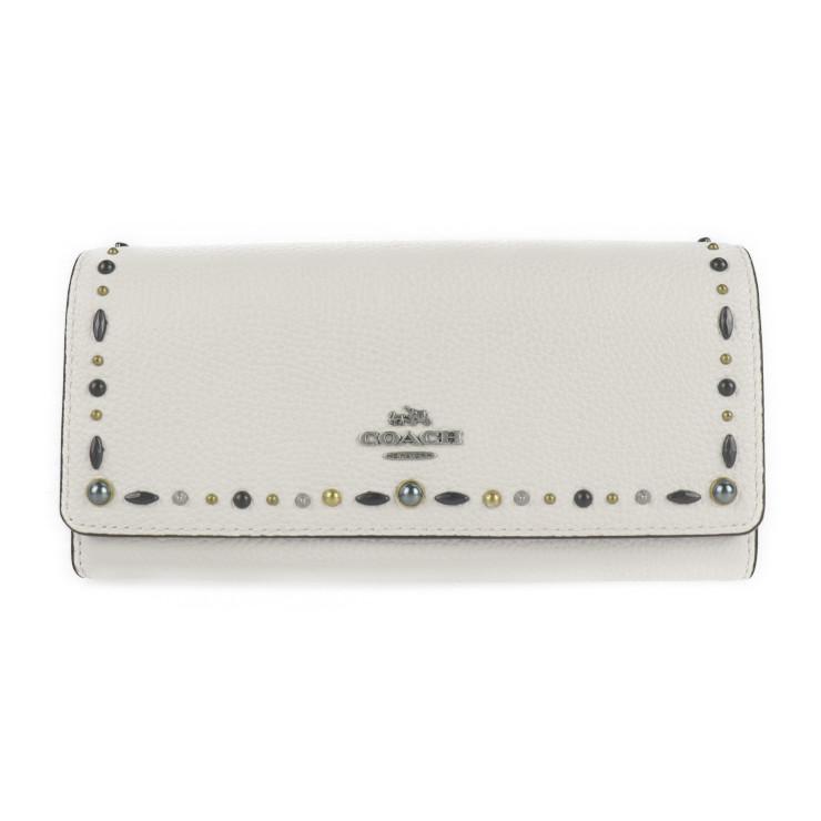 新品未使用展示品 COACH コーチ 23589 二つ折り財布 レザー チョーク パスケース付き 長財布【本物保証】  :2227033001141:3R boutipue - 通販 - Yahoo!ショッピング