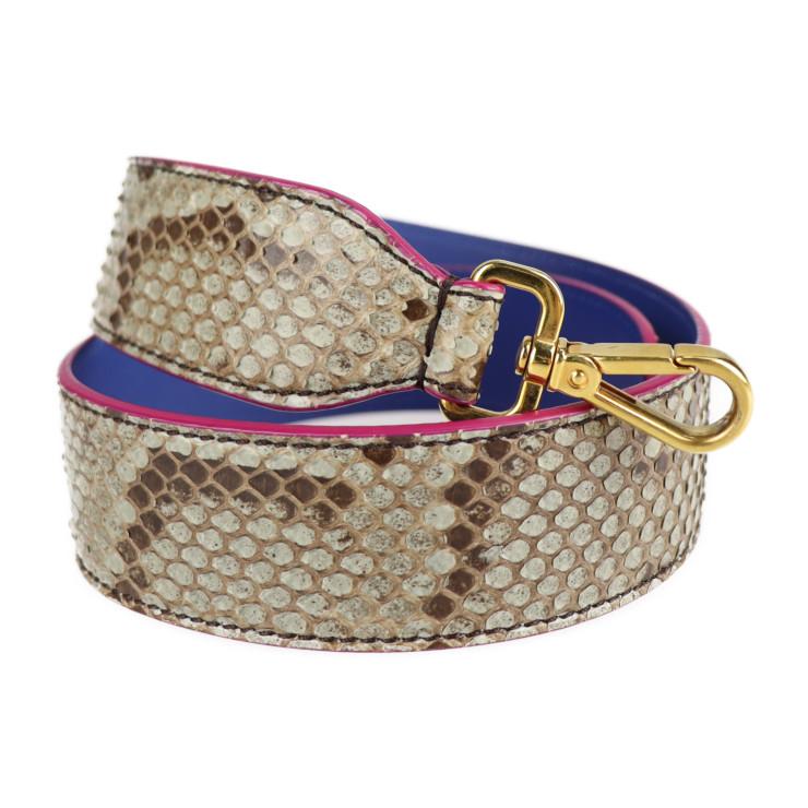 美品 FENDI フェンディ ストラップユー ショルダーストラップ パイソン