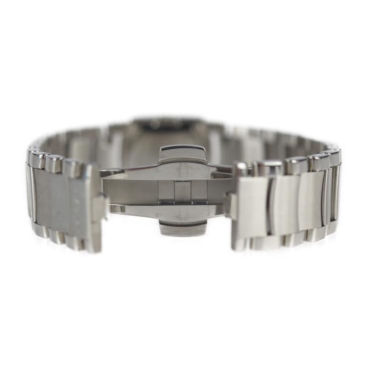 BVLGARI ブルガリ アショーマD  腕時計 AA26BSDS（AA26S） ステンレススチール ダイヤモンド  シルバー 黒文字盤  ダイヤベゼル クオーツ QZ 【本物保証】 中古)BVLGARI ブルガリ アショーマ D AA26BSDS（商品ID：3717006502090