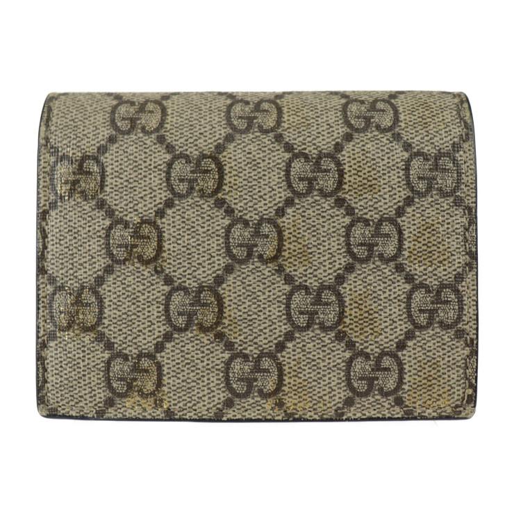GUCCI グッチ コンパクトウォレット 二つ折り財布 508757 GGスプリーム 