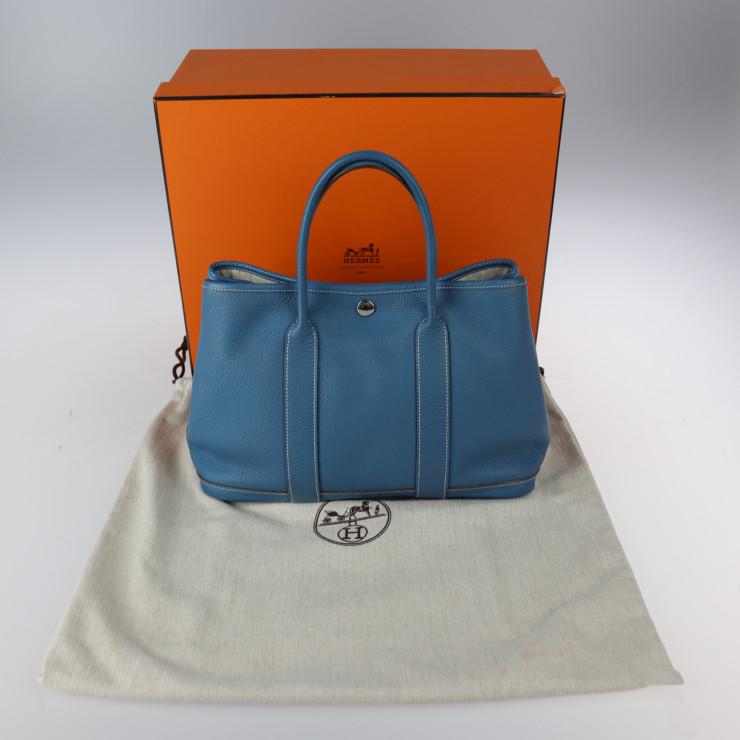 美品 HERMES エルメス ガーデンパーティ TPM ハンドバッグ ネゴンダ  