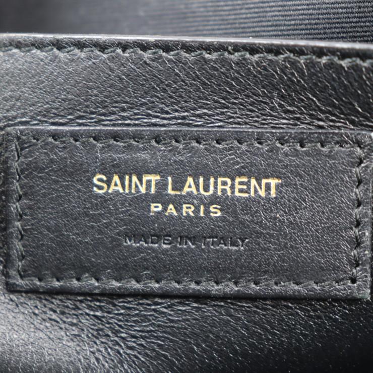 SAINT LAURENT サンローラン ダウンタウン ベイビー 635346 ハンドバッグ グレインレザー グレー系 ゴールド金具 2W【本物保証】｜3rboutipue｜09