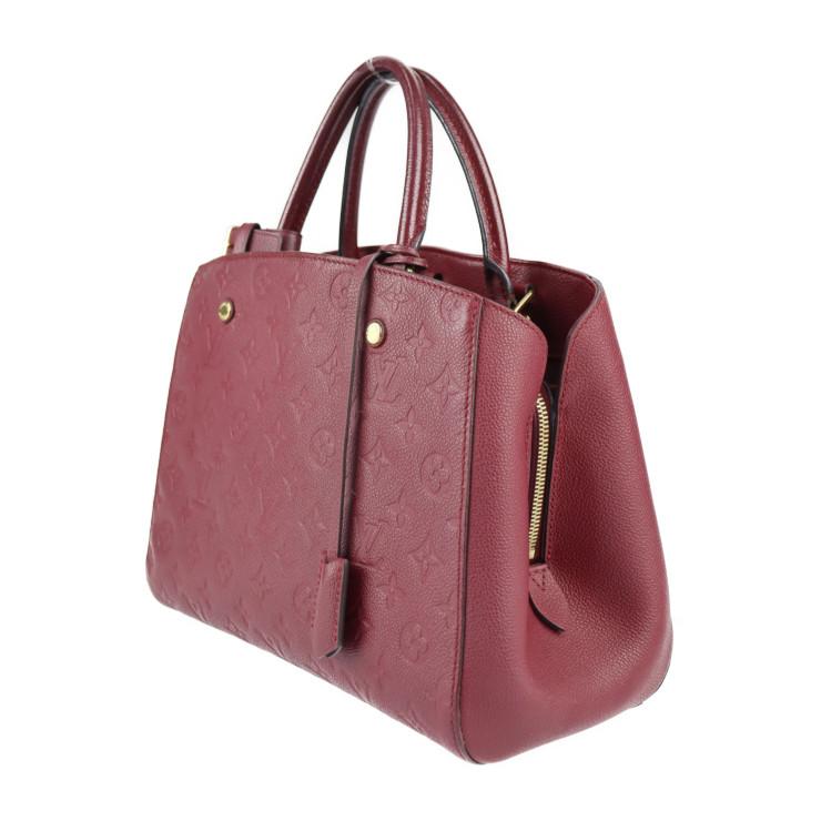 LOUIS VUITTON ルイ ヴィトン モンテーニュMM モノグラムアンプラント M41196 ハンドバッグ レ【本物保証】_1