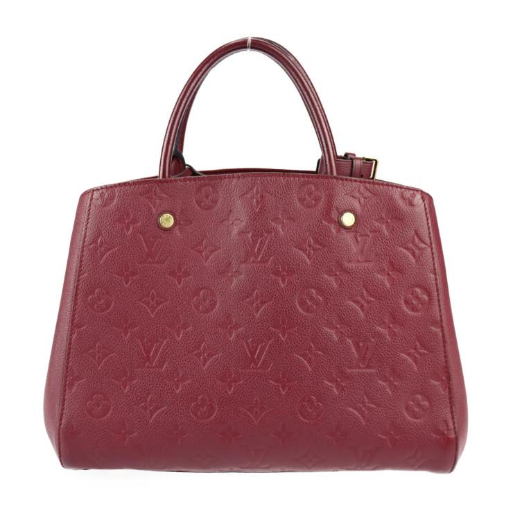 LOUIS VUITTON ルイ ヴィトン モンテーニュMM モノグラムアンプラント M41196 ハンドバッグ レ【本物保証】_2