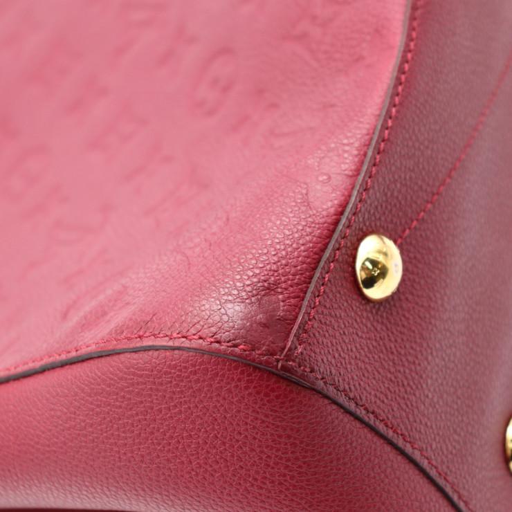 LOUIS VUITTON ルイ ヴィトン モンテーニュMM モノグラムアンプラント M41196 ハンドバッグ レ【本物保証】_4