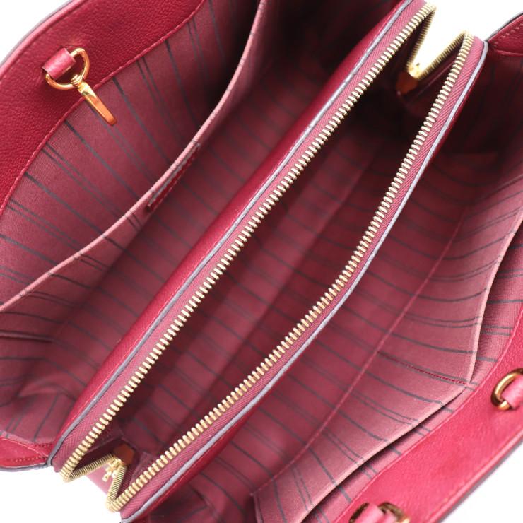 LOUIS VUITTON ルイ ヴィトン モンテーニュMM モノグラムアンプラント M41196 ハンドバッグ レ【本物保証】_8
