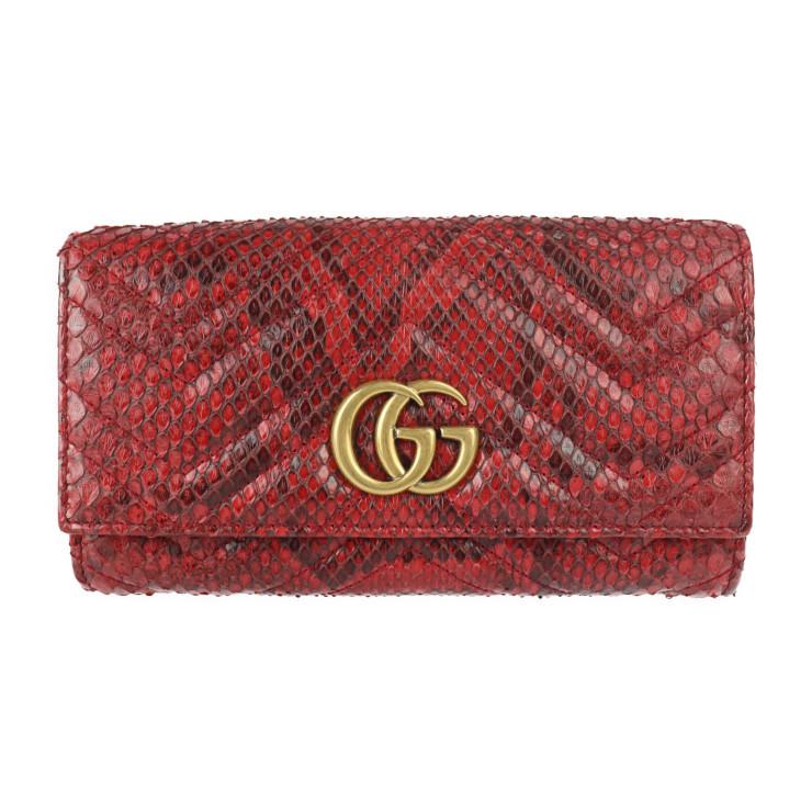 新古未使用展示品 GUCCI グッチ コンチネンタルウォレット GG