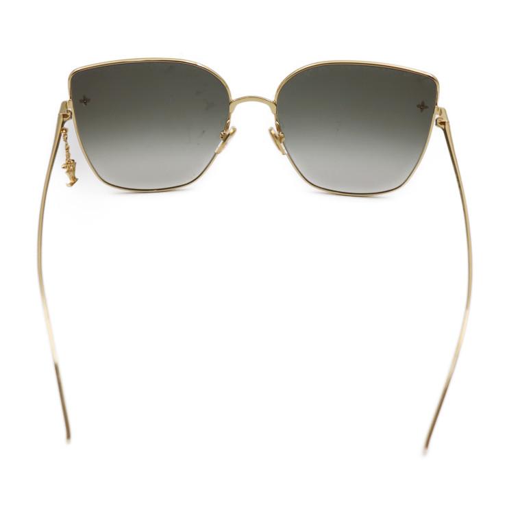 LOUIS VUITTON 美品 ルイ ヴィトン LV チャーム キャットアイ  