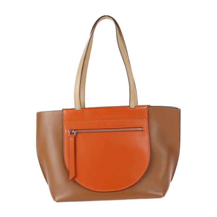 美品 TOD'S トッズ タスカ トートバッグ レザー ブラウン 美品 TOD'S トッズ タスカ トートバッグ レザー ブラウン