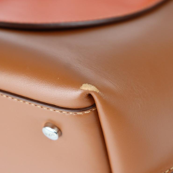 美品 TOD'S トッズ タスカ トートバッグ レザー ブラウン 美品 TOD'S トッズ タスカ トートバッグ レザー ブラウン