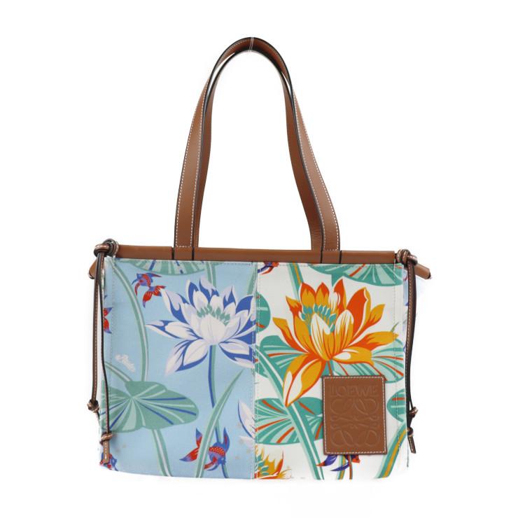 LOEWE 美品 ロエベ クッショントート スモール パウラズイビザ トート 