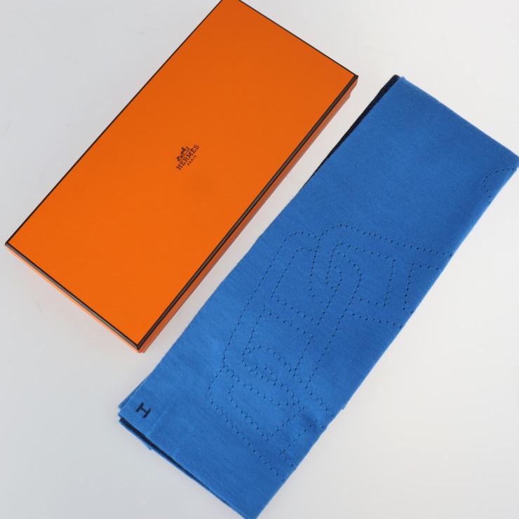 新品未使用展示品 HERMES エルメス アレ ルトゥール マフラー カシミヤ 