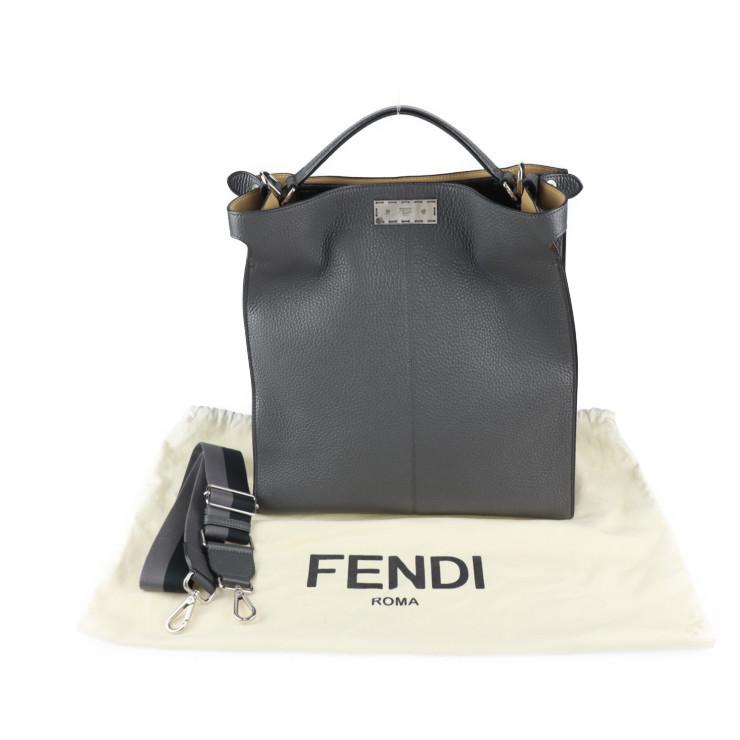 FENDI 美品 フェンディ ピーカブー エックスライト フィット トート  