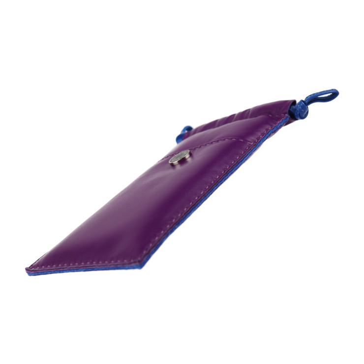 HERMES - HERMES エルメス  ピロ フォンケース ポーチ  アニョーミロ スイフト  パープル系 ブルー系 シルバー金具 クルードセル 携帯ケース スマホケース U刻印 【本物保証】 HERMES 新品未使用展示品 エルメス ピロ フォンケース ポーチ