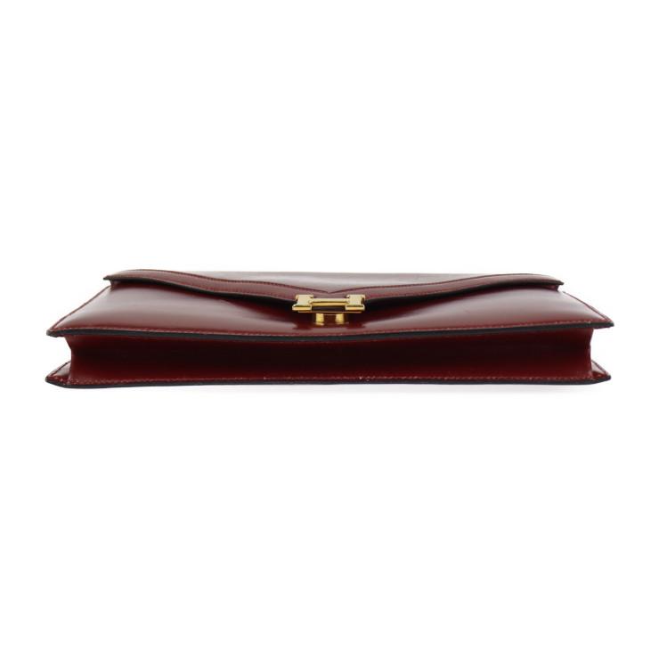 HERMES（エルメス） リディ ショルダーバッグ ボックスカーフ ルージュ
