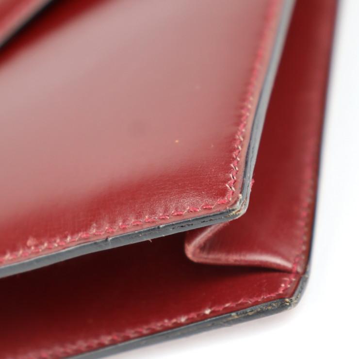HERMES（エルメス） リディ ショルダーバッグ ボックスカーフ ルージュ