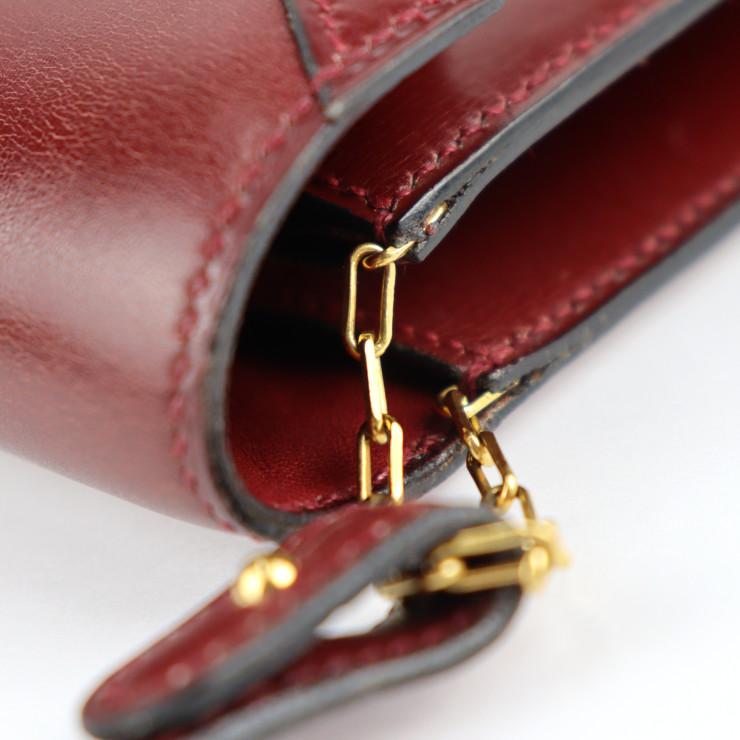 HERMES（エルメス） リディ ショルダーバッグ ボックスカーフ ルージュ