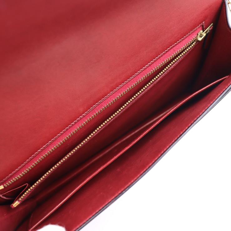 HERMES（エルメス） リディ ショルダーバッグ ボックスカーフ ルージュ