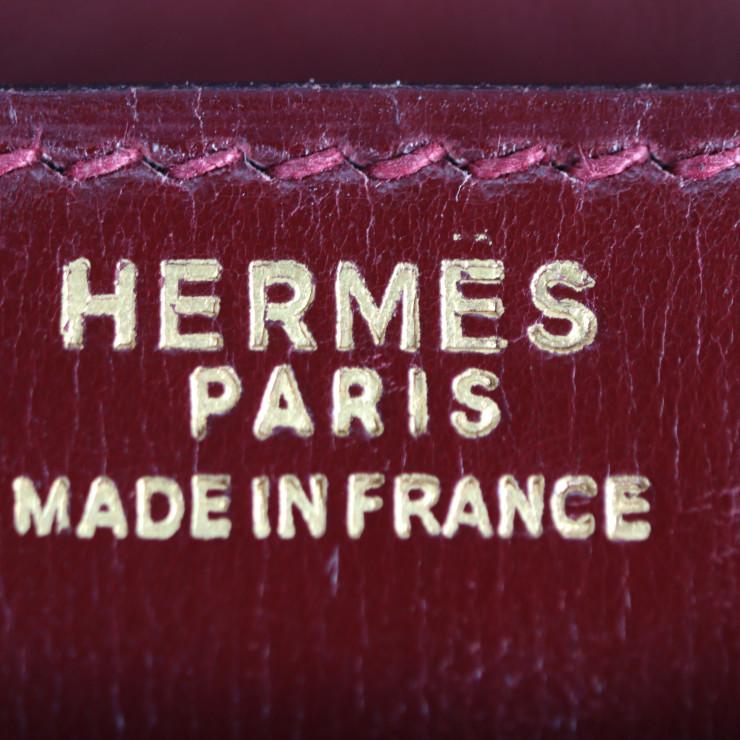 HERMES（エルメス） リディ ショルダーバッグ ボックスカーフ ルージュ