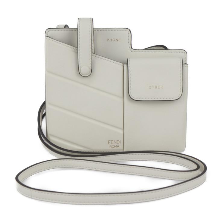 FENDI 超美品 フェンディ フォンケース 8BS026 ショルダーバッグ 