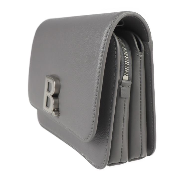 【正規品】BALENCIAGA バックロゴパッチ スウェット グレー サイズL BALENCIAGA（バレンシアガ） 美品 Bロゴ 618156 ショルダーバッグ