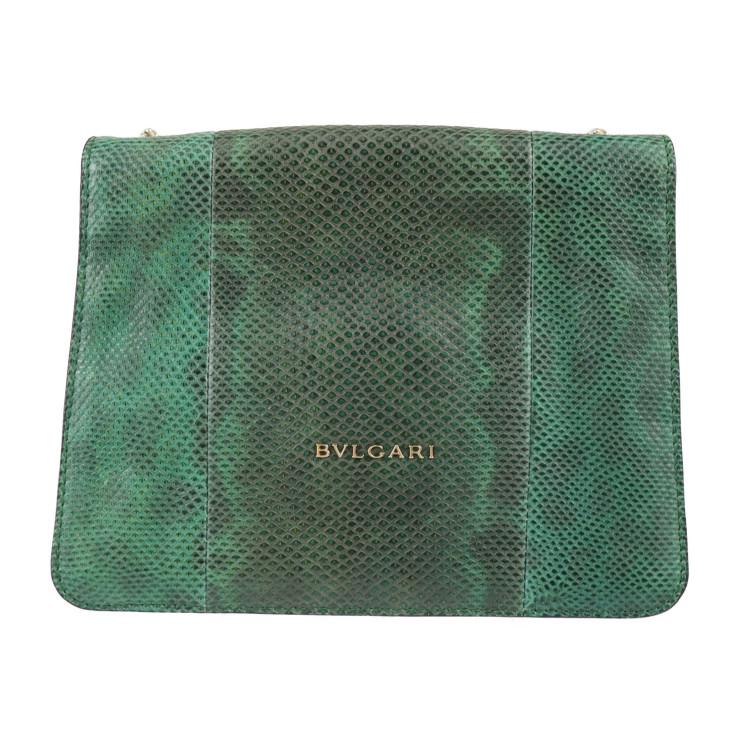 BVLGARI 美品 ブルガリ セルペンティ ショルダーバッグ レザー BVLGARI 美品 ブルガリ セルペンティ ショルダーバッグ レザー
