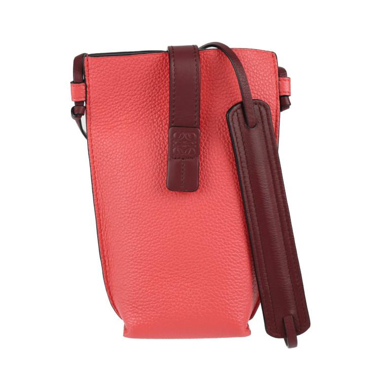 LOEWE 超美品 ロエベ ポケット ショルダー ショルダーバッグ 124.12 