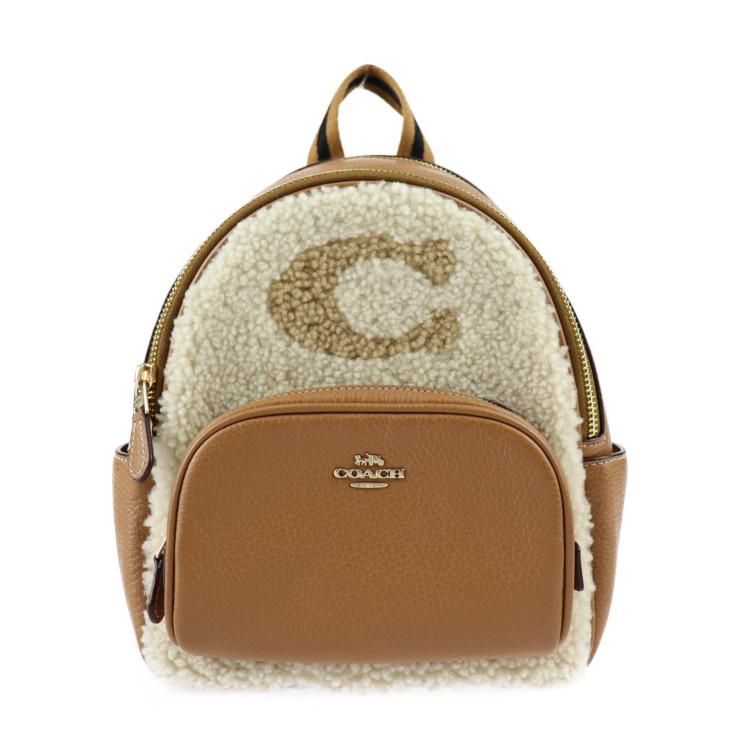 超美品 COACH コーチ リュック デイパック CE559 シアリング レザー 