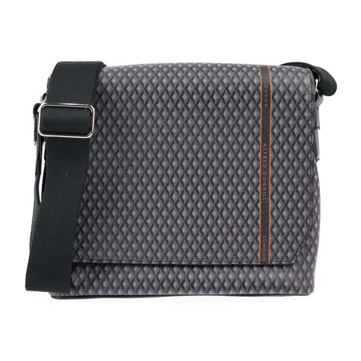 超美品 Dunhill ダンヒル エンジンターン ショルダーバッグ 