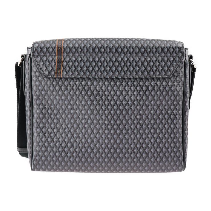 超美品 Dunhill ダンヒル エンジンターン ショルダーバッグ 