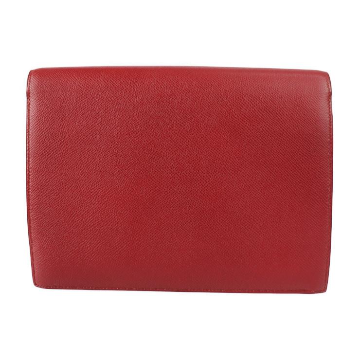 HERMES（エルメス） 美品 ファコ クラッチバッグ クシュベル レッド系