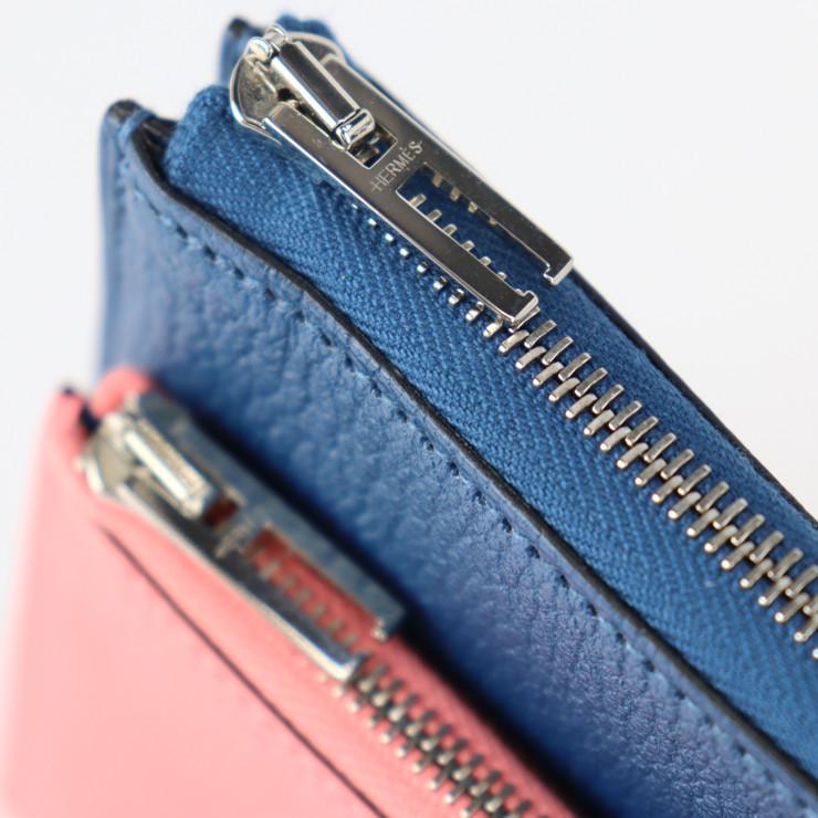 HERMES 超美品 エルメス リミックス コンバイン デュオ 長財布 