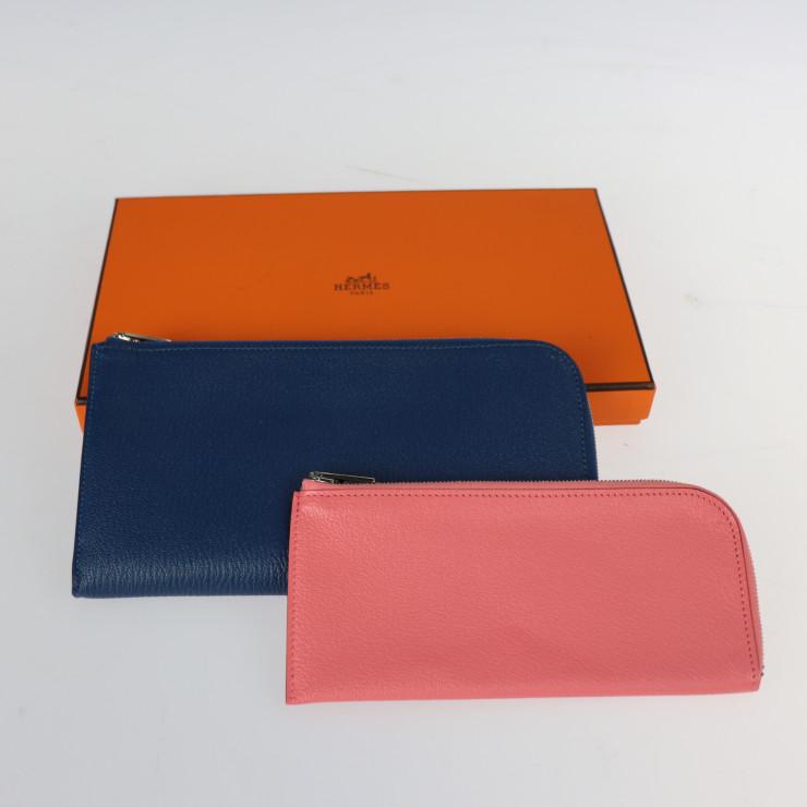 HERMES 超美品 エルメス リミックス コンバイン デュオ 長財布 