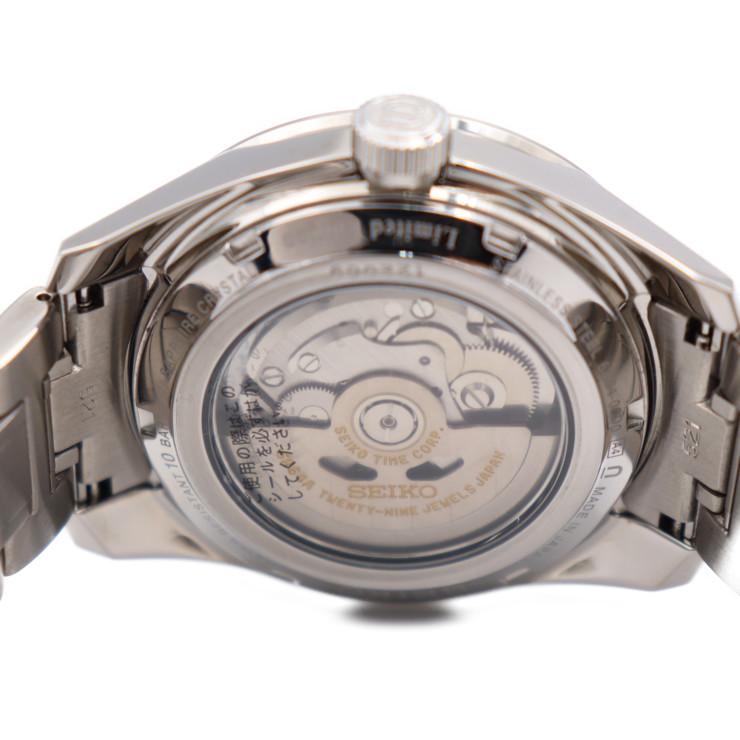 超美品 セイコー プレサージュ GMT 腕時計 SARF007 6R64-00D0 SS シルバー 白文字盤 自動巻き 創業140周年記念限定モデル【本物保証】｜3rboutipue｜05