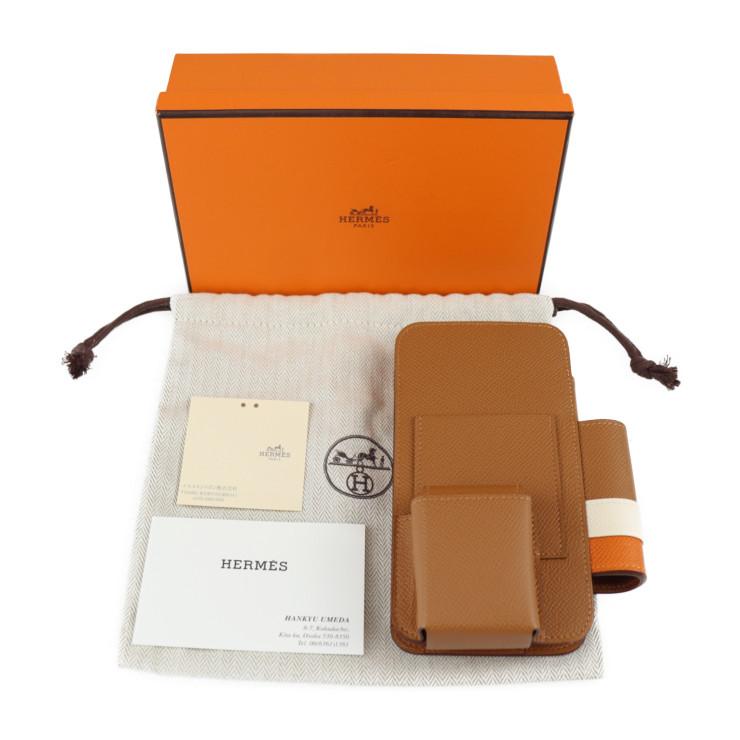 HERMES エルメス  ウェイ ショルダーバッグ - ヴォーエプソン   ブラウン系 シルバー金具  スマホケース ポシェット U刻印 【本物保証】 HERMES（エルメス） 新品未使用展示品 ウェイ ショルダーバッグ ヴォー