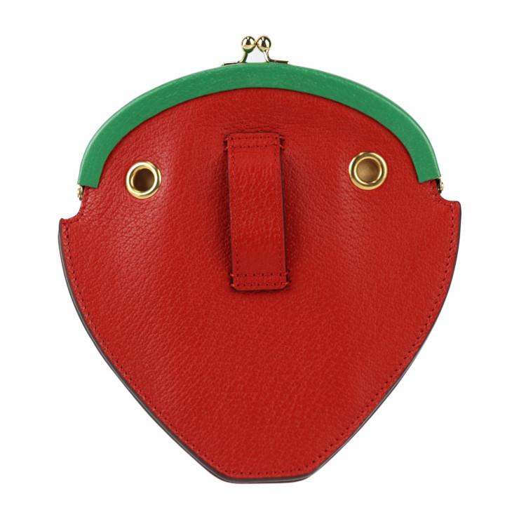 GUCCI 新品未使用展示品 グッチ いちご型ポシェット ショルダー GUCCI 新品未使用展示品 グッチ いちご型ポシェット ショルダー