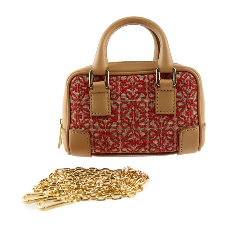 ロエベ アマソナナノ A039U96X02 6227021 LOEWE（ロエベ） アマソナナノ ショルダーバッグ A039U96X02 カーキ