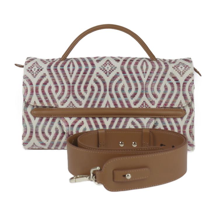 超美品 ZANELLATO ザネラート NINA ニーナ ハンドバッグ キャンバス 