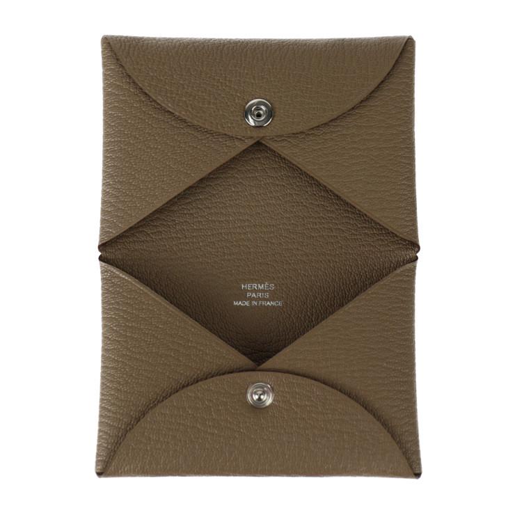 新品未使用展示品 HERMES エルメス カルヴィ カードケース