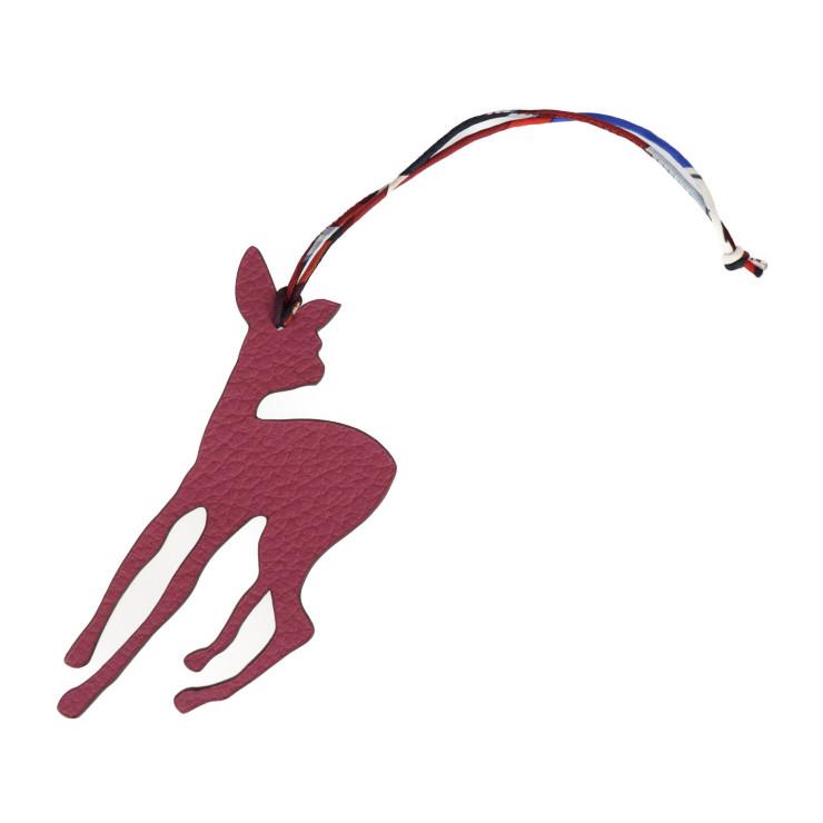 HERMES 超美品 エルメス プティアッシュ チャーム 1019388 ヴォー  