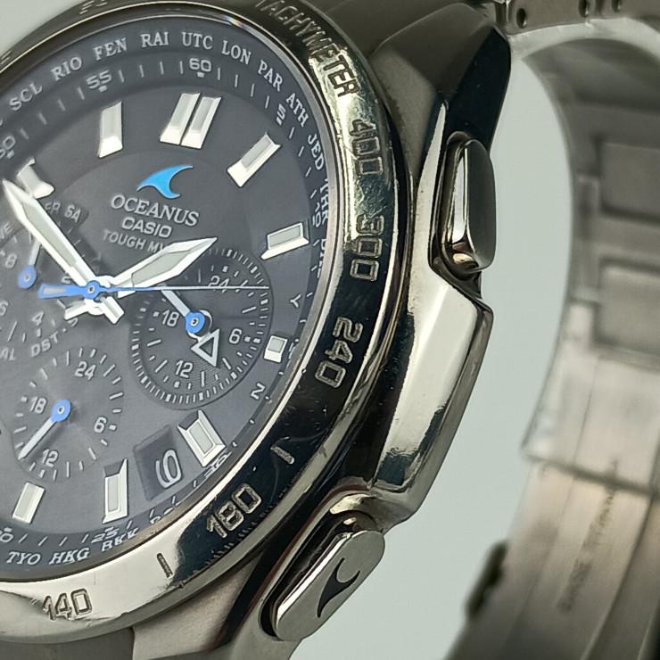 稼動品 CASIO OCEANUS OCW-600TD クラシック チタン 時計 OCEANUS CASIO カシオ 腕時計 オシアナス OCW-T600TD-1AJF シルバー