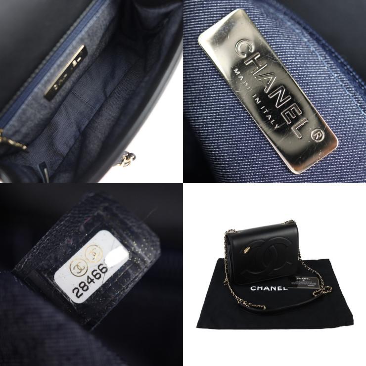CHANEL 美品 シャネル チェーン ショルダーバッグ AS0321 カーフスキン 