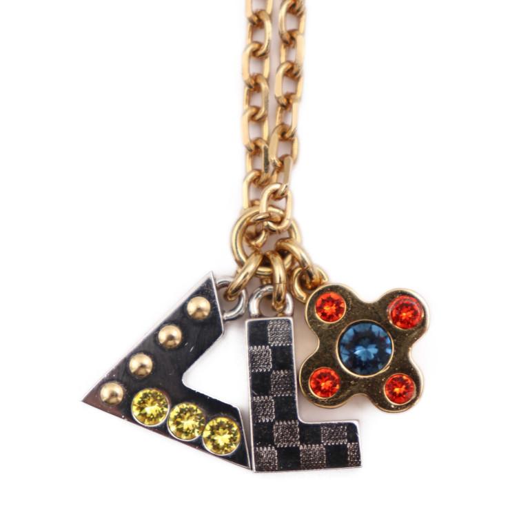 LOUIS VUITTON 美品 ルイ ヴィトン パンダンティフ ラブレターズ 