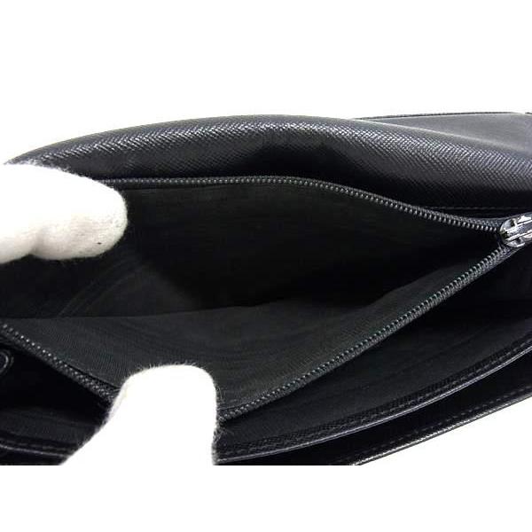 PRADA（プラダ） 財布 トライアングルロゴ サフィアーノレザー M608 二