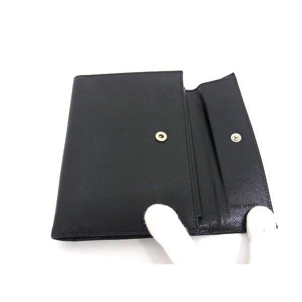 PRADA（プラダ） 財布 トライアングルロゴ サフィアーノレザー M510 三
