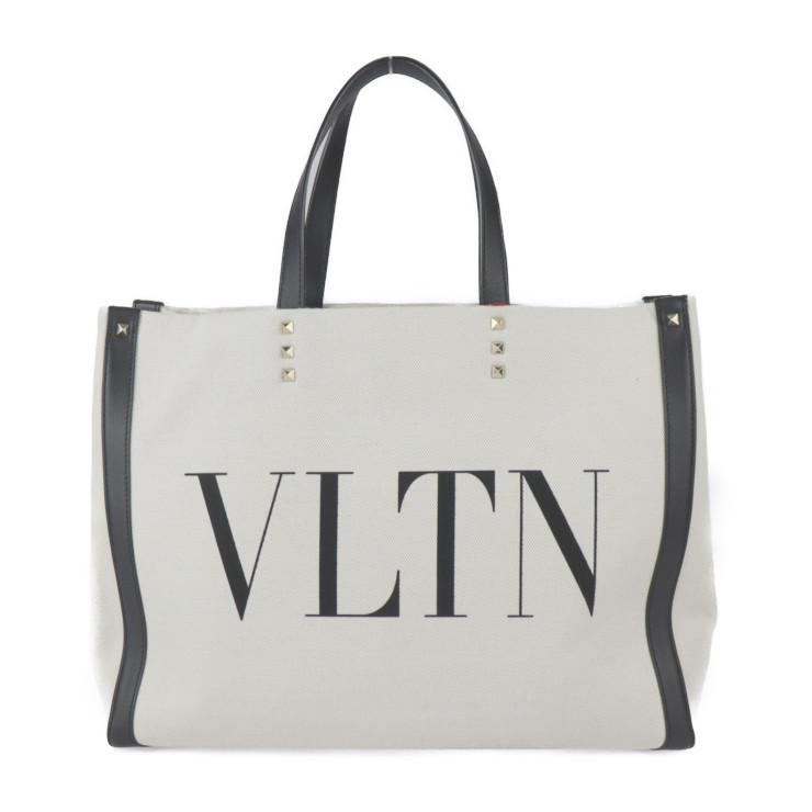 超美品 ヴァレンティノ ガラヴァーニ VLTN スタッズ トートバッグ 