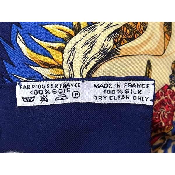 HERMES（エルメス） スカーフ カレ90 シルク100% - LE ROY SOLEIL 太陽