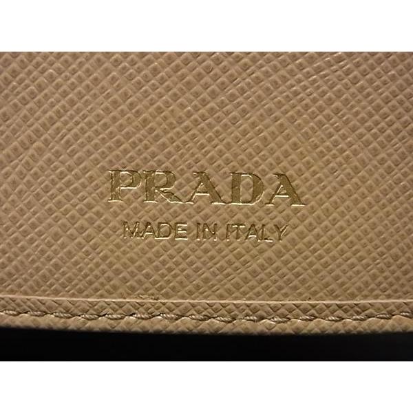 美品　PRADA プラダ 6連 キーケース レザー　サフィアーノ ブラウン PRADA（プラダ） キーケース - サフィアーノレザー 1PG222 6連
