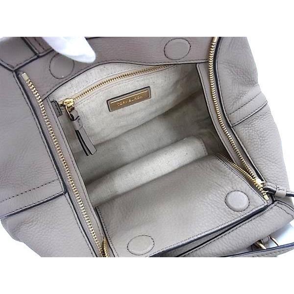 【美品】ToryBurch ハーフムーン ハンドバッグ 2way グレージュ TORY BURCH（トリーバーチ） ハンドバッグ ハーフムーン レザー - 2WAY